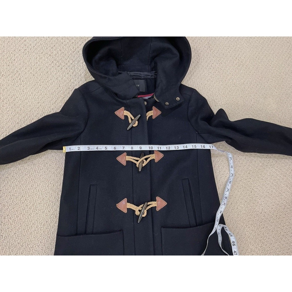 J CREW‎ WOMEN WOOL COAT SIZE 0 - Picture 5 of 10